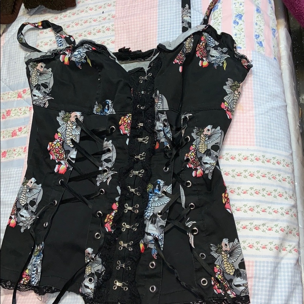 Skull candy corset